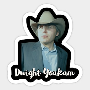 Retro Yoakam Sticker